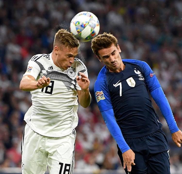بازی فوتبال فرانسه و آلمان پس از نود دقیقه بدون گول پایان یافت